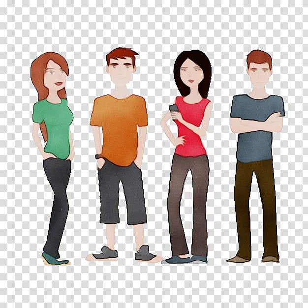 Group Of People, Watercolor, Paint, Wet Ink, Adolescence, Child, Personality, Behavior transparent background PNG clipart