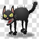 Halloween Mega, black cat illustration transparent background PNG clipart