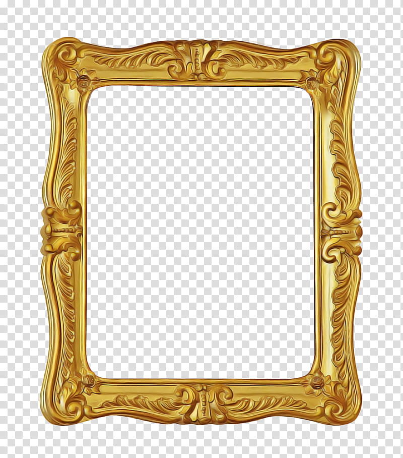 frame, Frame, Rectangle, Mirror, Brass, Antique, Metal transparent background PNG clipart