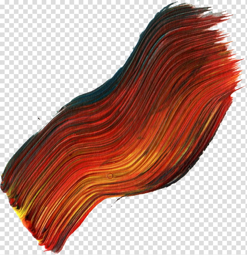 Paint Brush Stroke, Paint Brushes, Painting, Coloring Book, Hair, Red, Orange, Hair Coloring transparent background PNG clipart