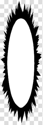 speech bubbles  , oval white and black logo art transparent background PNG clipart