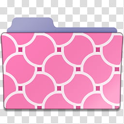 Pattern Folder Icons Set , pink and white folder transparent background PNG clipart