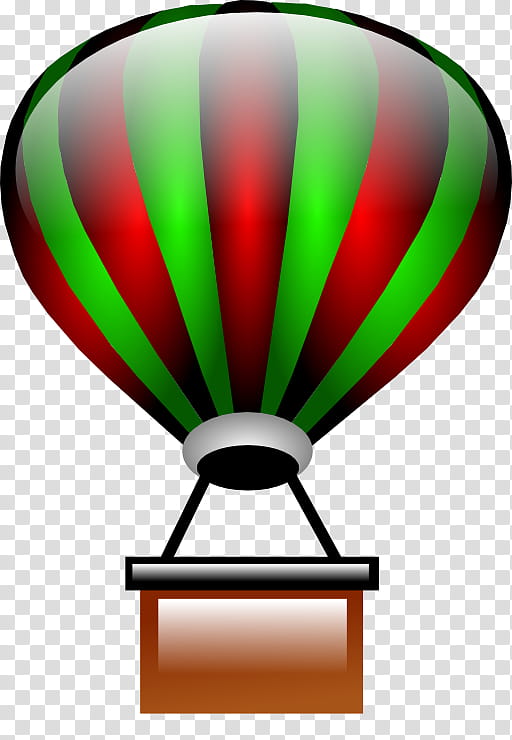 Hot Air Balloon, Drawing, Green, Red, Amscan Latex Balloons, Vehicle transparent background PNG clipart