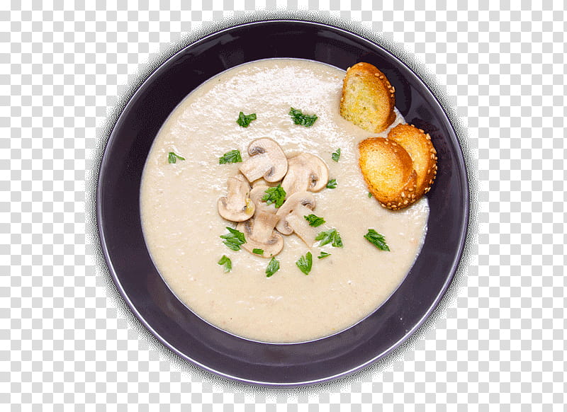 Chowder, Leek Soup, Clam Chowder, Kadhi, Pakora, Cream Of Mushroom Soup, Food, Carrot Soup transparent background PNG clipart
