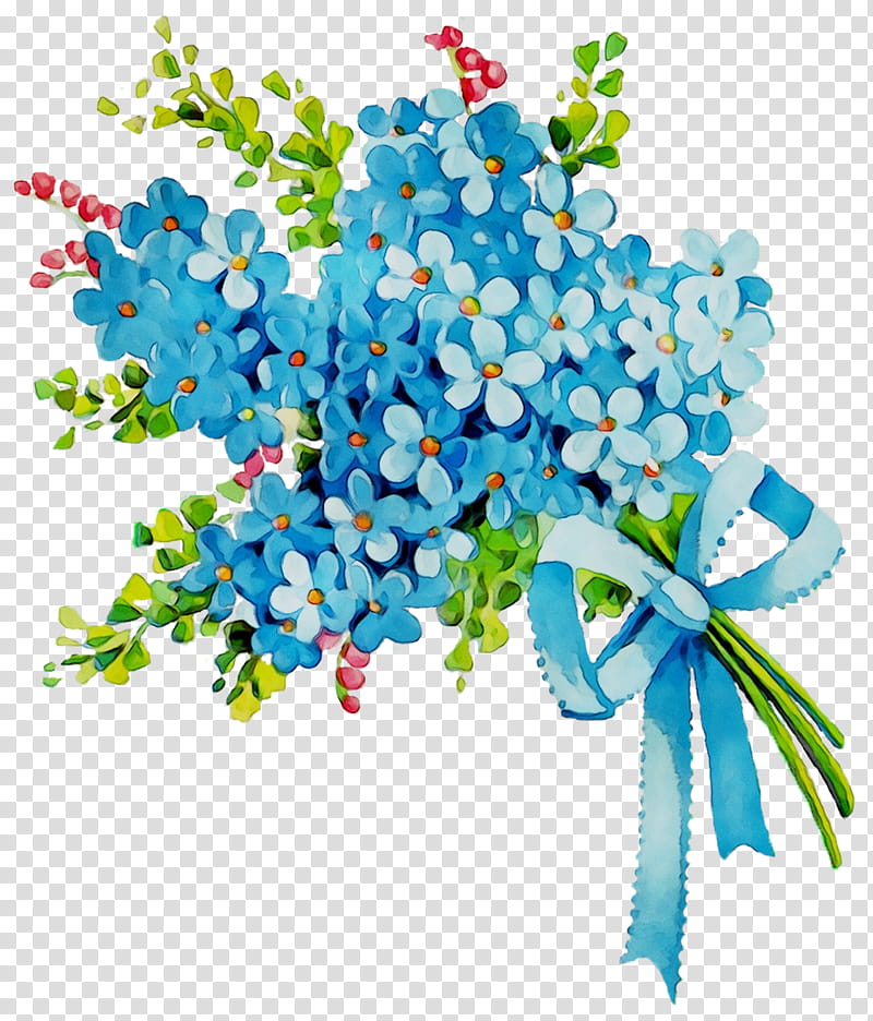 Bouquet Of Flowers Drawing, Floral Design, Flower Bouquet, Cut Flowers, Blue, Wreath, Blue Flower, Scorpion Grasses transparent background PNG clipart