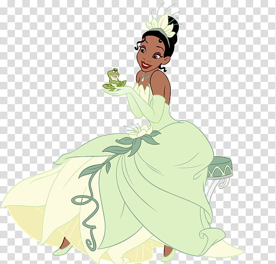 Disney Tiana, Disney Princess and Frog characters illustration transparent background PNG clipart