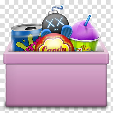 Box icons, Box icon () por tuyagure, pink box with assorted cups illustration transparent background PNG clipart