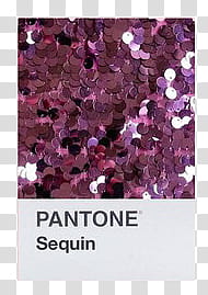 Pantone s, purple sequins with text voerlay transparent background PNG clipart