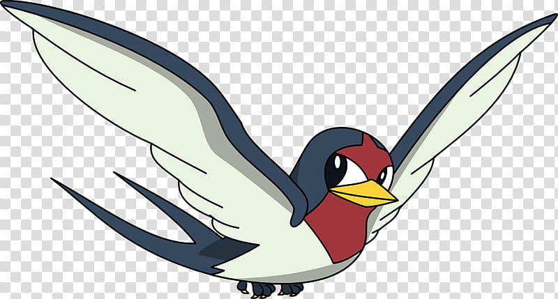 Bird Wing, Taillow, Swellow, Bulbapedia, Sinnoh, Totodile, Video Games, Beak transparent background PNG clipart