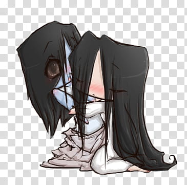 Kayako x Sadako Yurei Love transparent background PNG clipart