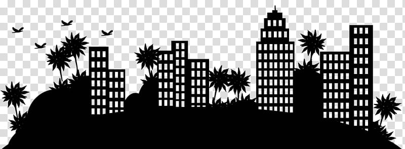 PART Material, silhouete of buildings transparent background PNG clipart