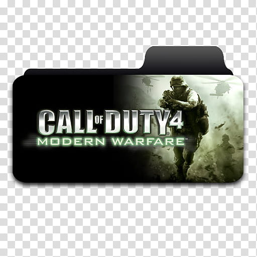 Game Folder Icon Style  , Call of Duty, Modern Warfare transparent background PNG clipart