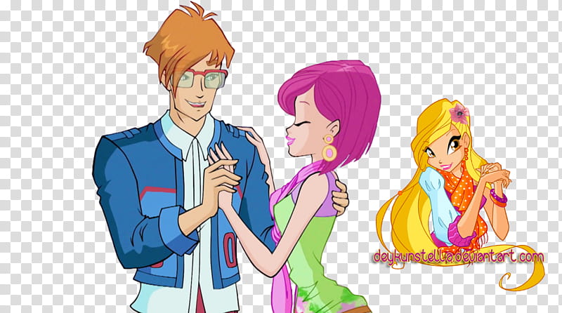 Tecna And Timmy Winx transparent background PNG clipart