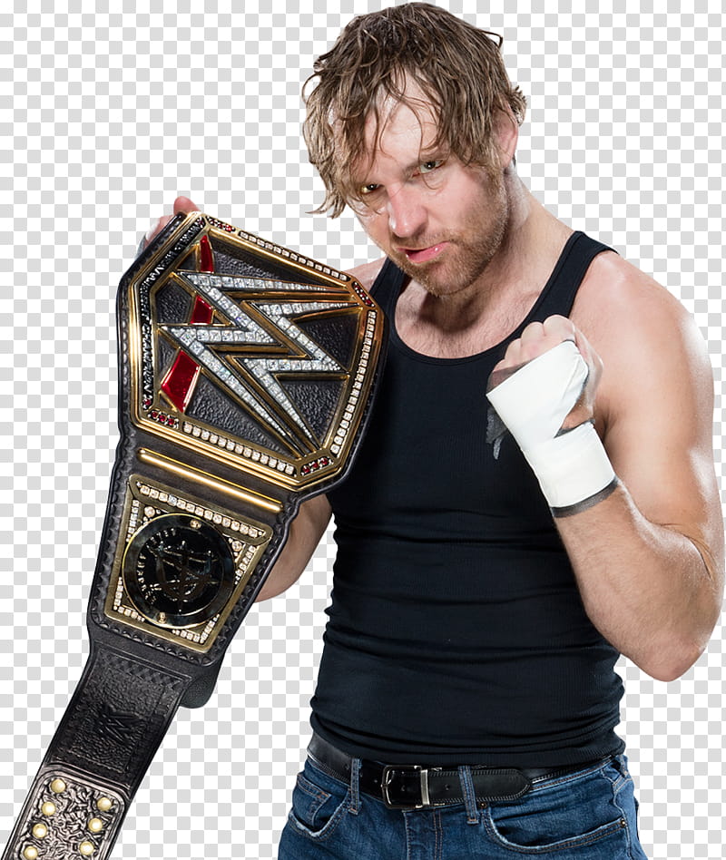 Dean Ambrose WWE World Champion  transparent background PNG clipart