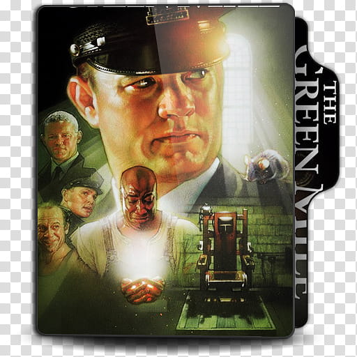 Stephen King movie collection folder icons, The Green Mile transparent background PNG clipart