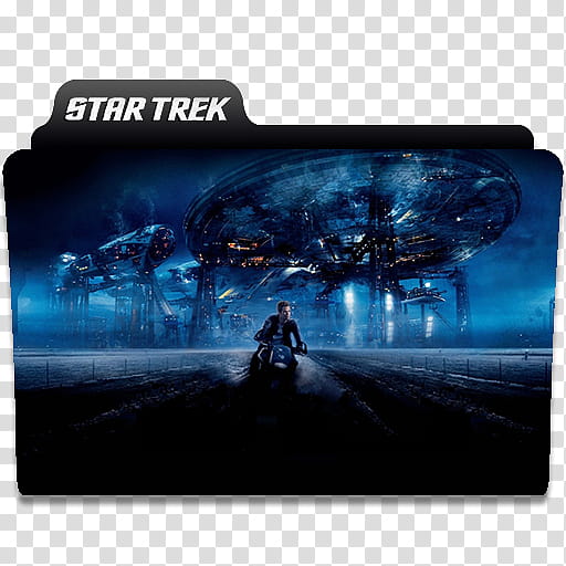 Epic  Movie Folder Icon Vol , Star Trek  The Future Begins transparent background PNG clipart
