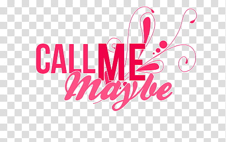 Textos, call me maybe text transparent background PNG clipart