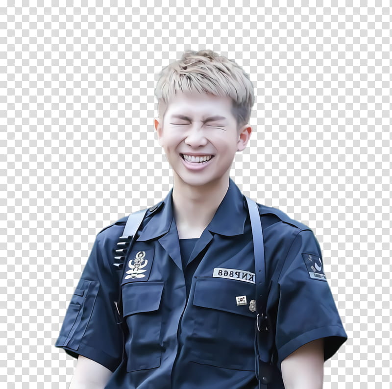 Bts, Kim Nam Joon, Police Officer, Military Uniforms, Security, Job, Staff Capilar Y Corporal, Workwear transparent background PNG clipart