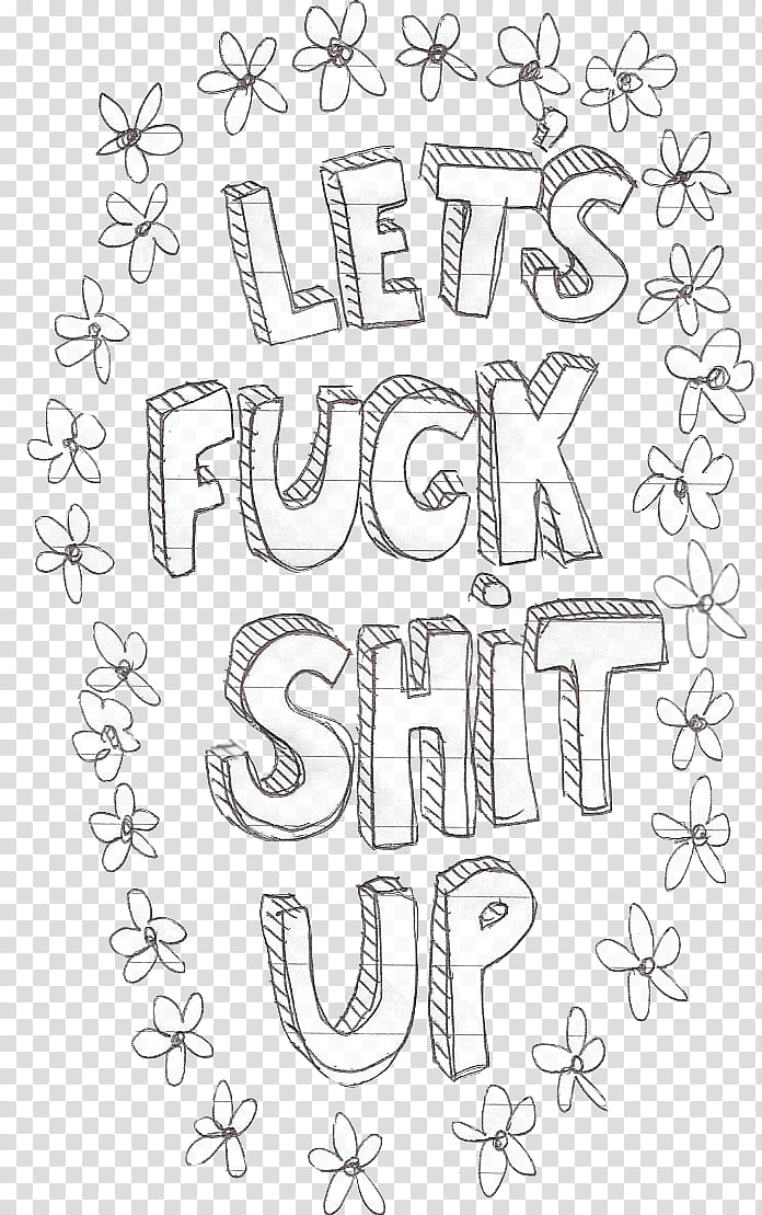 collage, lets fuck shit up text transparent background PNG clipart