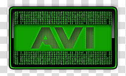 InTheMatrix File Type, avi icon transparent background PNG clipart