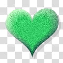 Speckled Hearts, green heart illustration transparent background PNG clipart