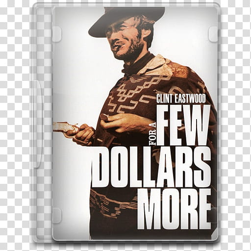 Movie Icon Mega , For a Few Dollars More, For A Few Dollars More DVD case transparent background PNG clipart