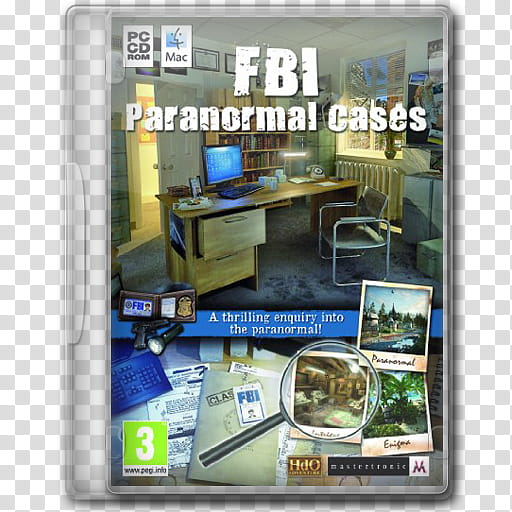 Game Icons , FBI Paranormal Cases transparent background PNG clipart