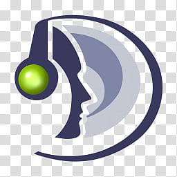 Teamspeak Dock Icon, Teamspeak Logo_, man wearing headphones logo transparent background PNG clipart