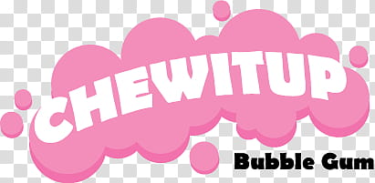 Chewitup Bubblegum Logo transparent background PNG clipart