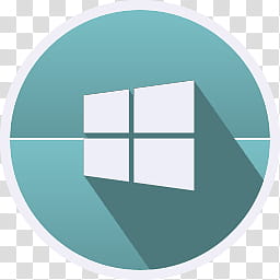 Flat Gradient Half Round, Windows icon transparent background PNG clipart
