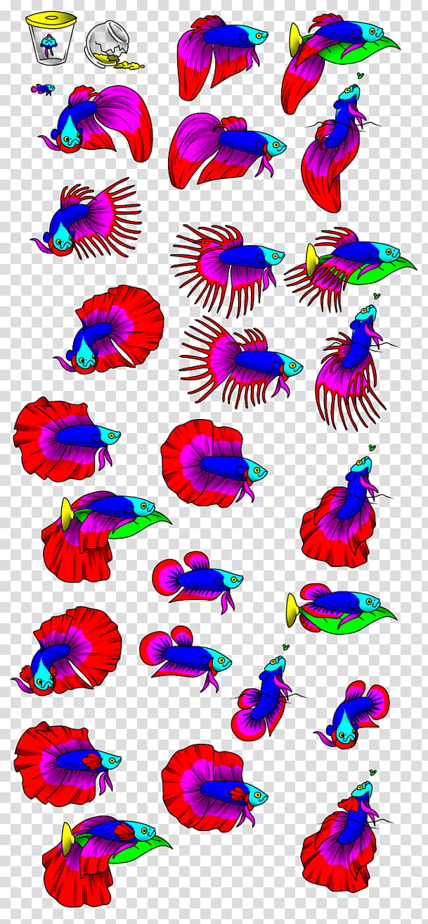 Fish, Siamese Fighting Fish, Artist, Bettas, Purple, Magenta, Violet, Line Art transparent background PNG clipart