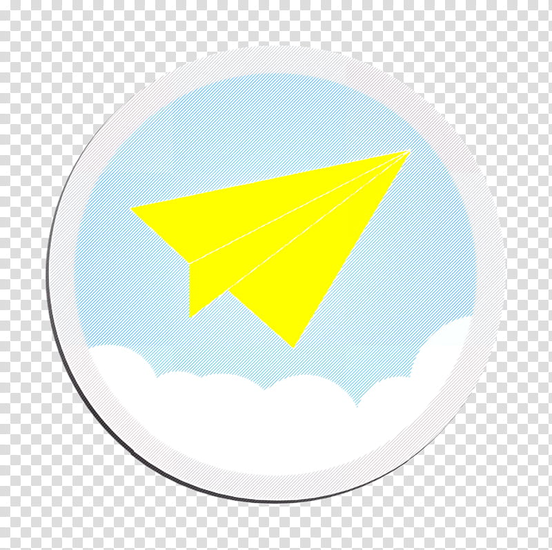 Origami icon Business Strategy icon Paper plane icon, Blue, Yellow, Daytime, Logo, Sky, Circle, Triangle transparent background PNG clipart