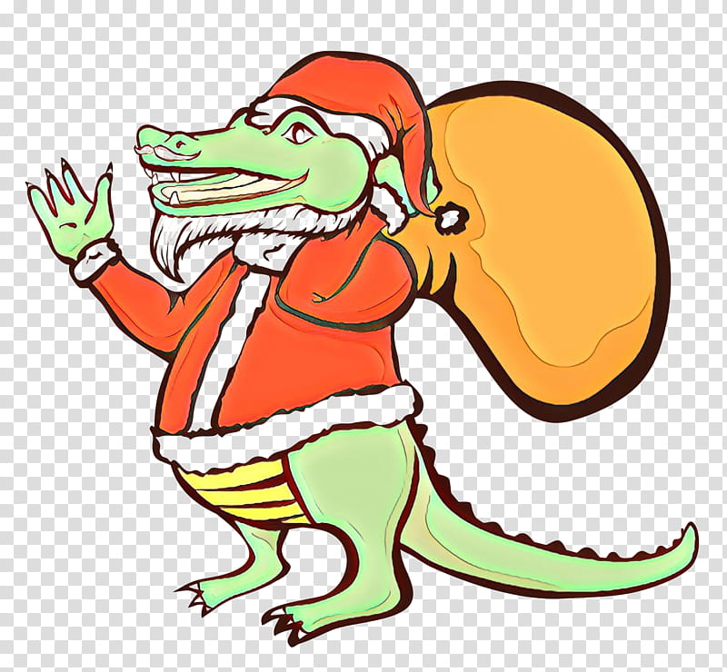 Santa Claus Drawing, Alligators, Character, Crocodile, Visual Arts, Cartoon, Crocodilia transparent background PNG clipart