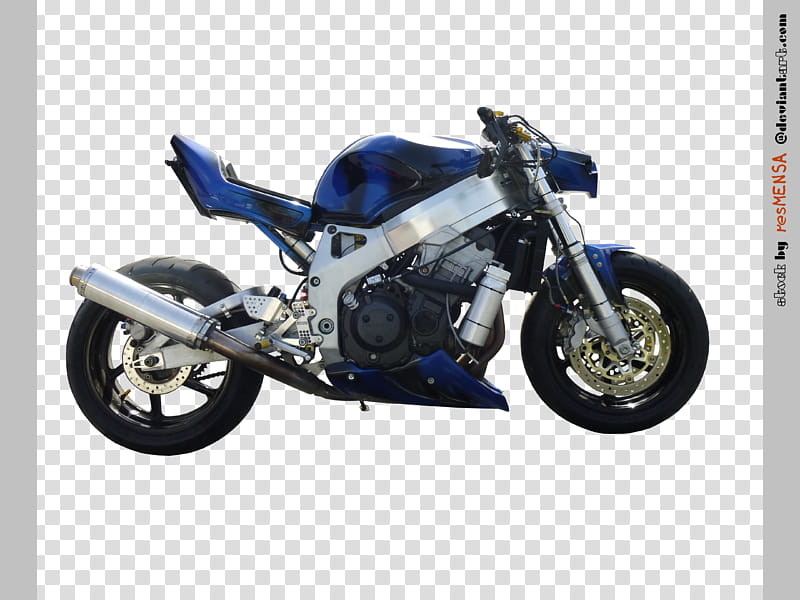 Honda CBR  Blue Robot right, blue sport bike transparent background PNG clipart