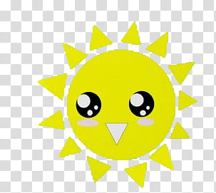 COSAS TIERNAS, smiling sun transparent background PNG clipart