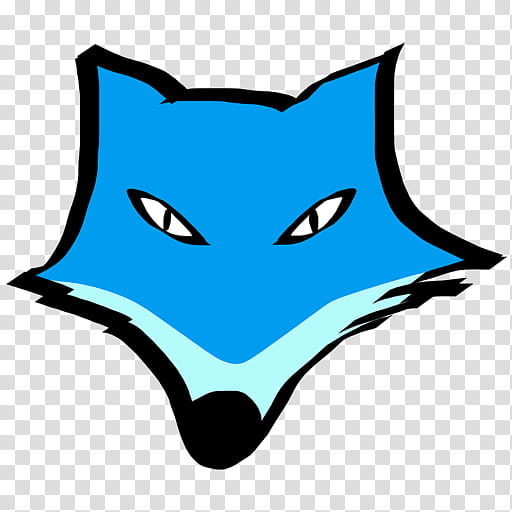 Waterfox Logo Submission, blue and green wolf illustration transparent background PNG clipart