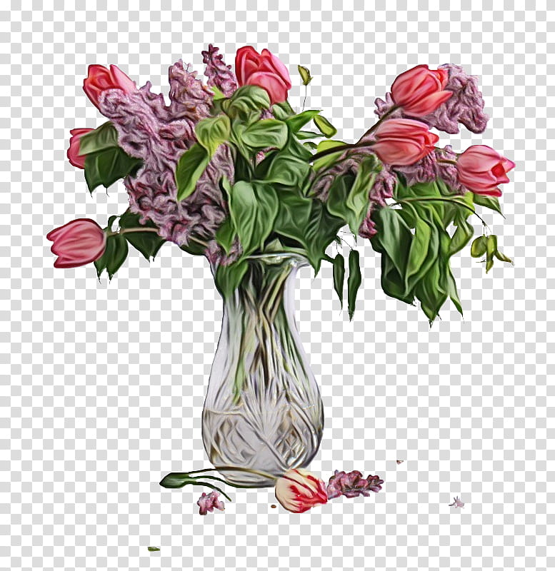 flower flowering plant plant cut flowers bouquet, Watercolor, Paint, Wet Ink, Anthurium, Flowerpot, Vase, Tulip transparent background PNG clipart