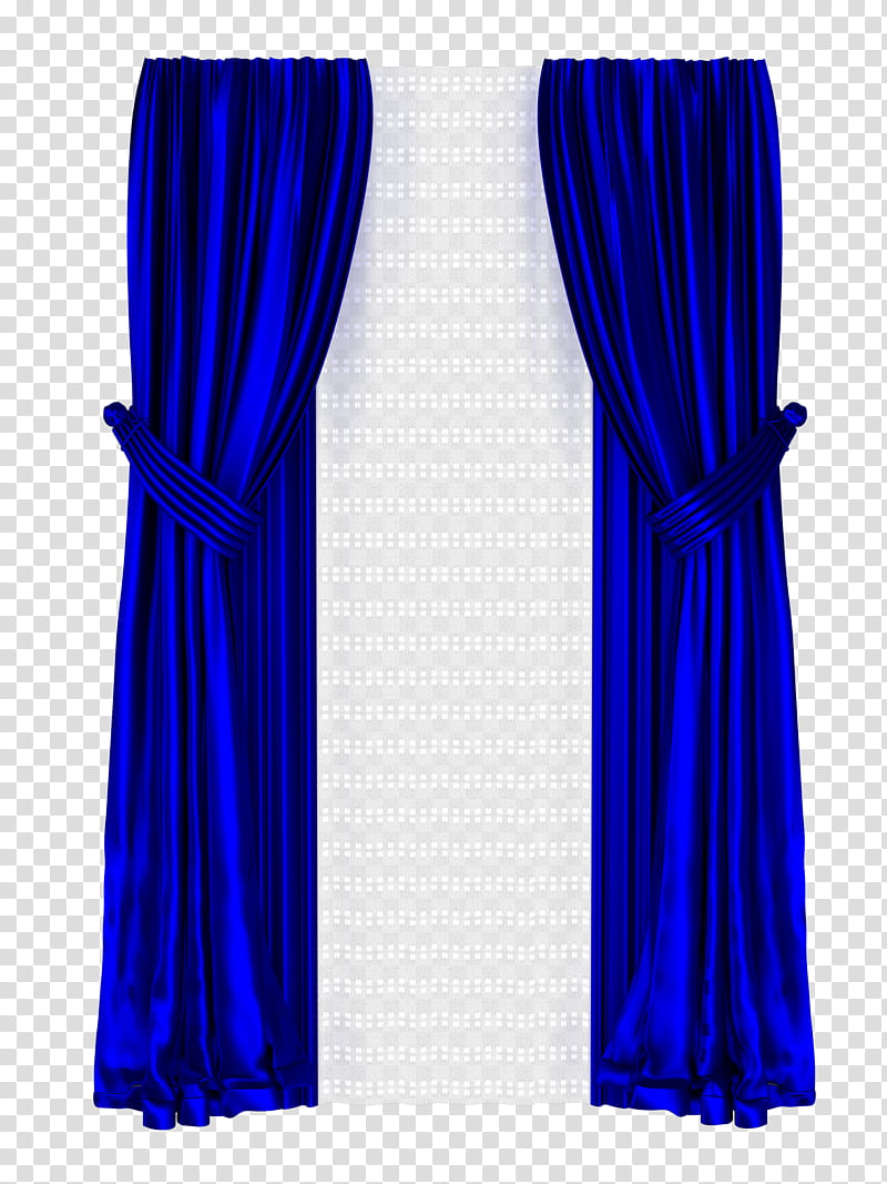 blue and white window curtain illustration transparent background PNG clipart