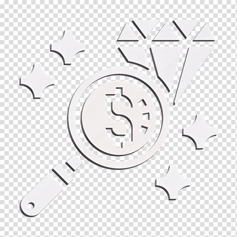 Research icon Saving and Investment icon Diamond icon, Symbol, Logo, Emblem, Circle, Blackandwhite transparent background PNG clipart