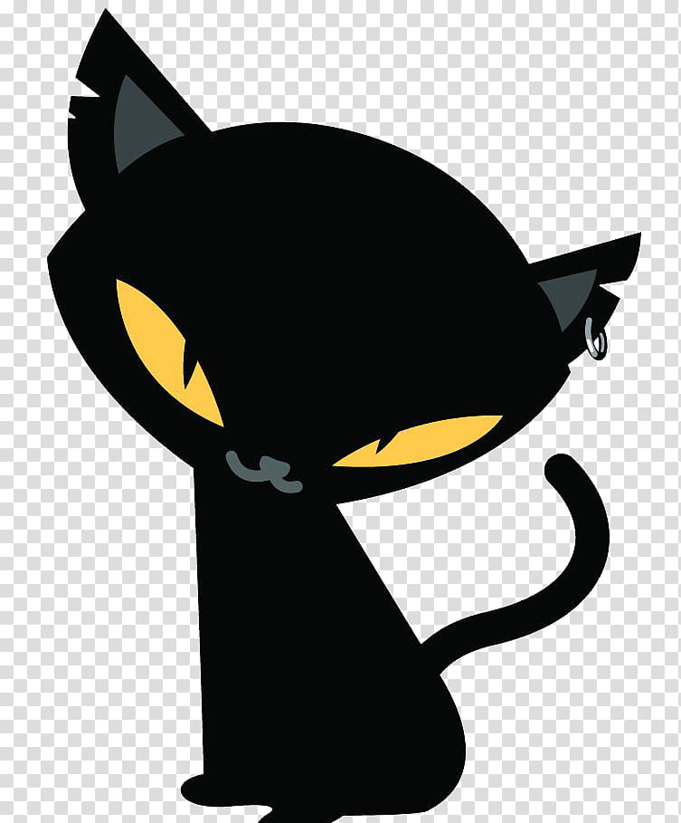 Cat Silhouette, Cartoon, Cuteness, Animation, Painting, Japanese Cartoon, Black Cat, Whiskers transparent background PNG clipart