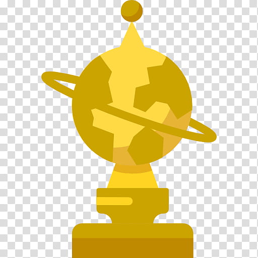 Trophy, Matroska, Yellow, Line, Symbol transparent background PNG clipart