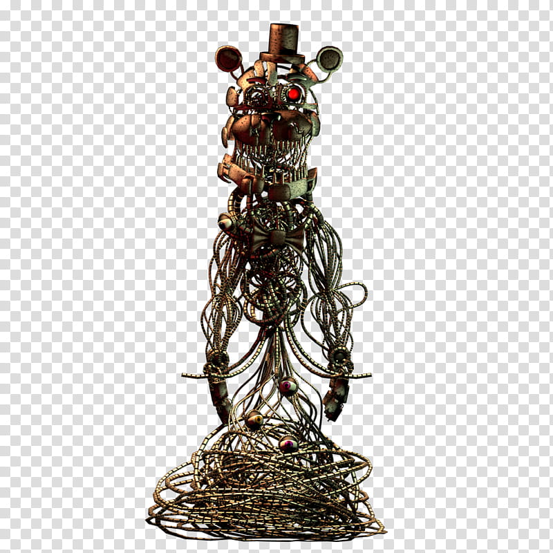 Withered Molten Freddy transparent background PNG clipart