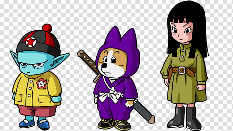 Pilaf Mai y Shu, anime charactes transparent background PNG clipart