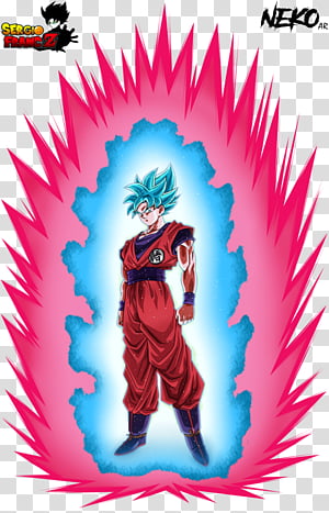 Goku Ssj Kaioken Blue transparent background PNG clipart