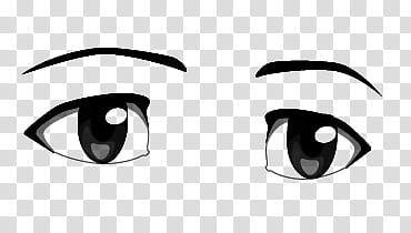 eyes and eyebrows art transparent background PNG clipart