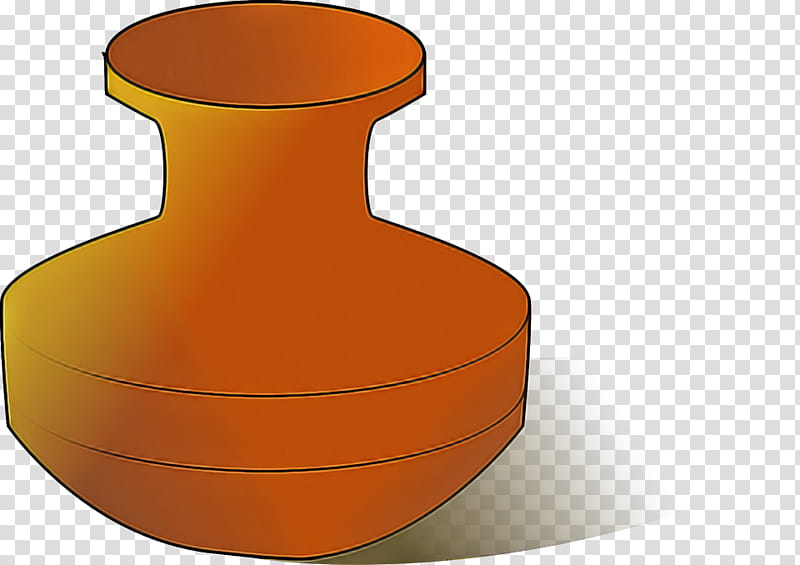 Orange, Vase, Artifact transparent background PNG clipart