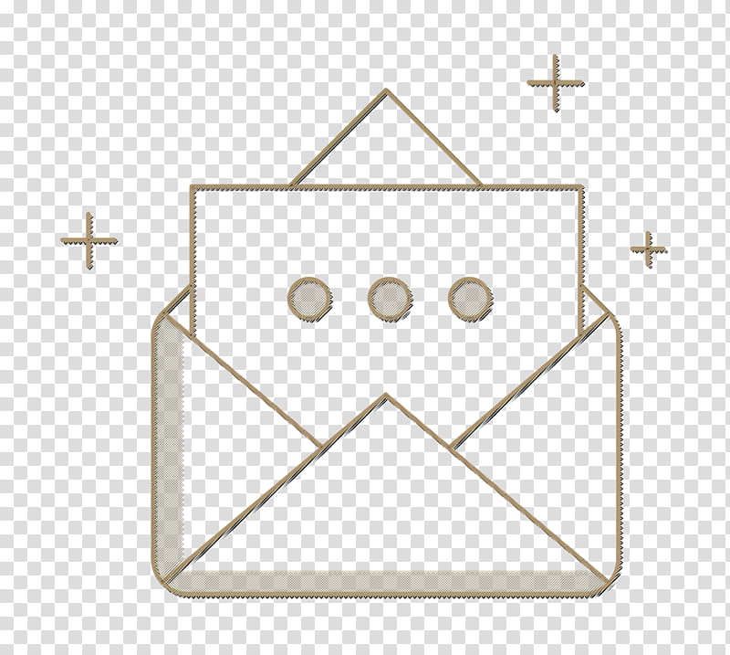 contact icon email icon mail icon, Newsletter Icon, Send Icon, Line, Line Art, Square transparent background PNG clipart
