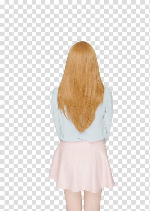 RENDER Gal Princess, Long Blonde Hair transparent background PNG clipart