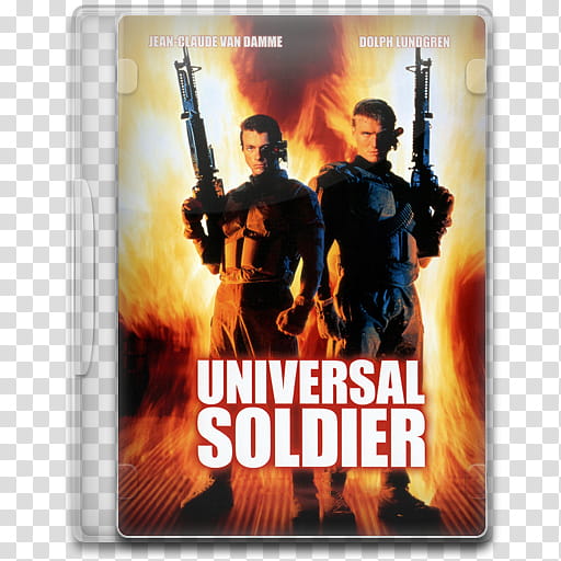 Movie Icon Mega , Universal Soldier, Universal Soldier DVD case transparent background PNG clipart