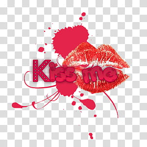 Textos, kiss me text overlay transparent background PNG clipart
